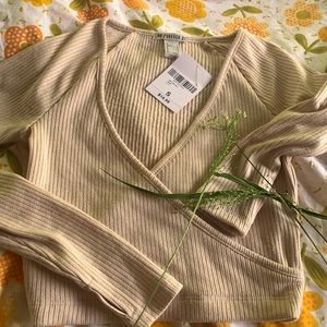 NWT!!! Forever 21 wrap sweater top